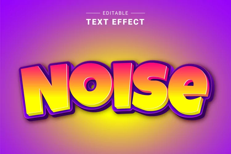Editable Text Effect for Illustrator. Vector Graphic styles