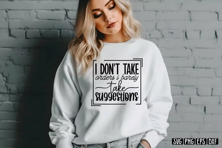 I don't take orders i barely take suggestions SVG