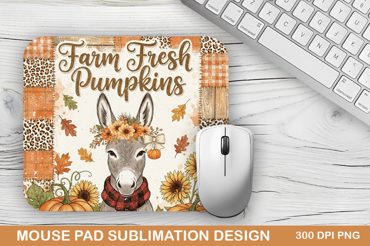 Farm Fresh Mouse Pad Sublimation - Halloween Design