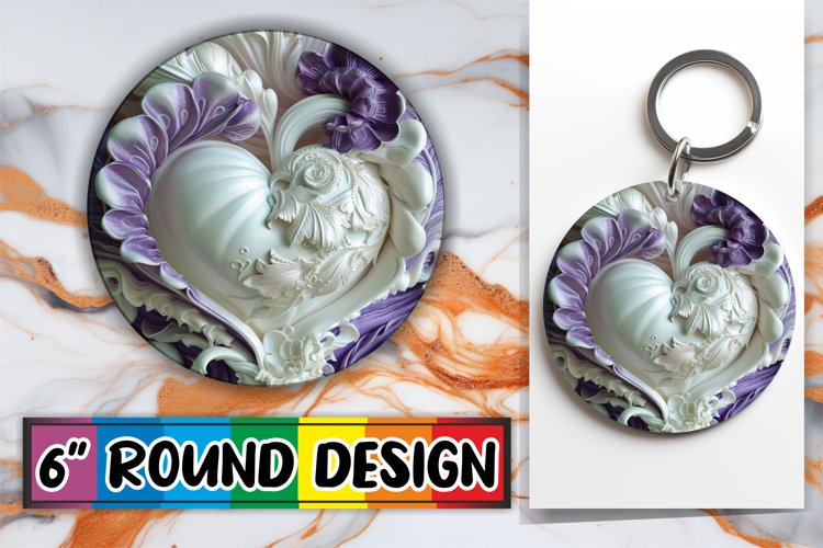 Modern 3D Art Sublimation Graphics example image 1