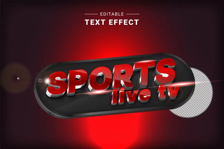 Editable Text Effect for Illustrator. Vector Graphic styles