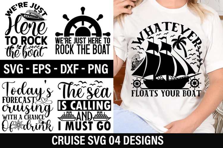 Cruise SVG Design - Today s forecast cruising with a chance