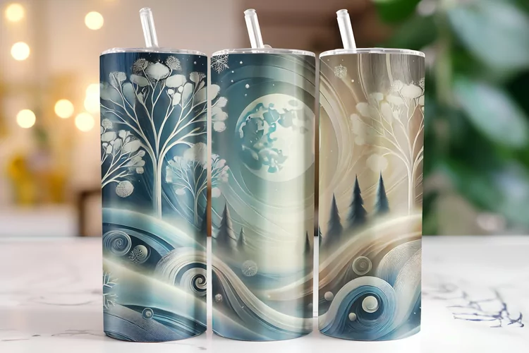 Winter Tumbler Wrap | Sublimation | Tumblers