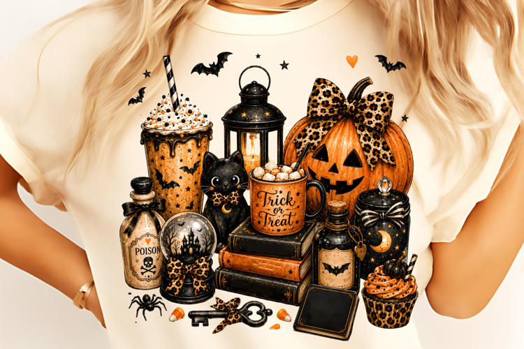 Halloween Pumpkin Sublimation, Trending Halloween PNG, Fall