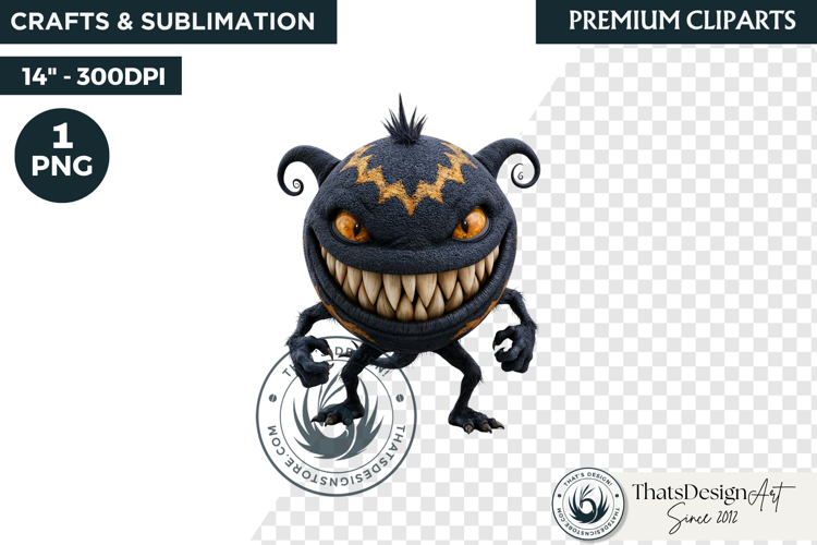 Halloween Little Monster Clipart Png, Spooky Cute Fantasy