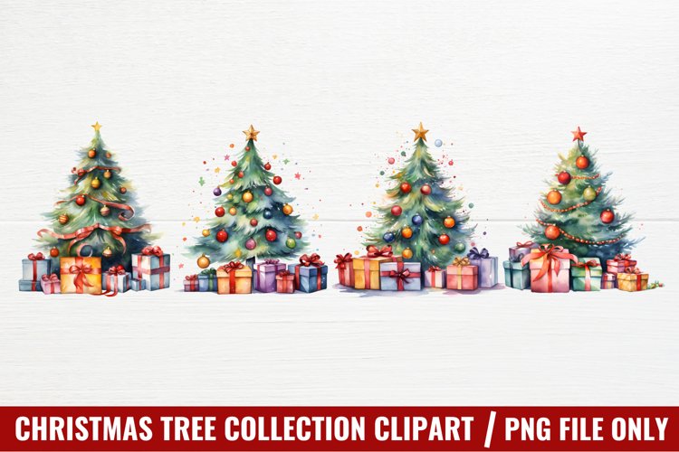 Christmas Watercolor Clipart Image 6