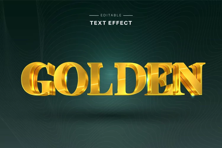 Editable Text Effect for Illustrator. Vector Graphic styles