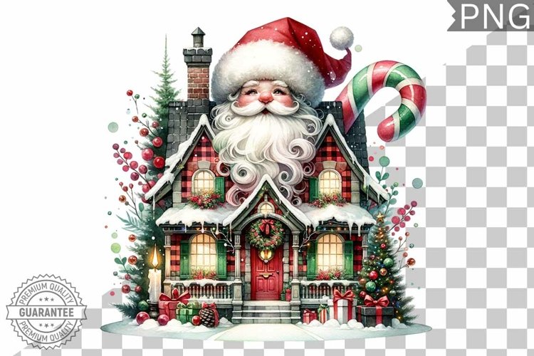 Santa Christmas Clipart Image 9