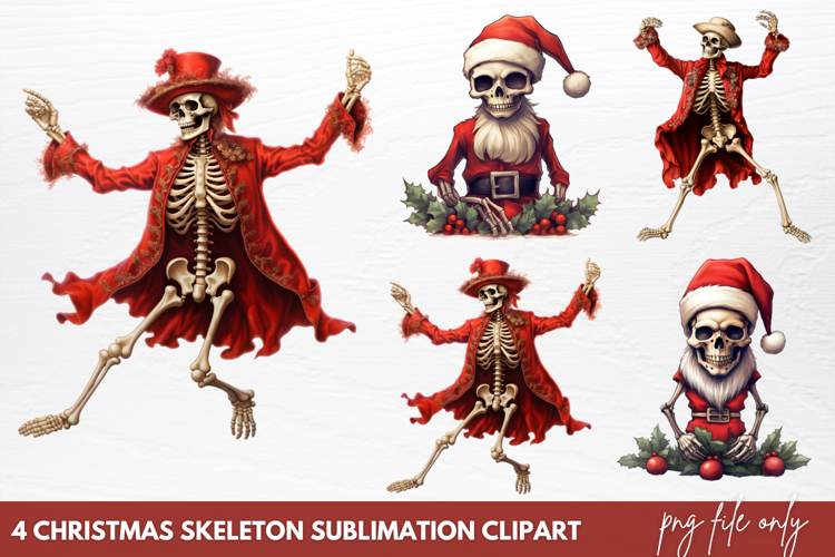 Dancing Skeleton Clipart Image 11