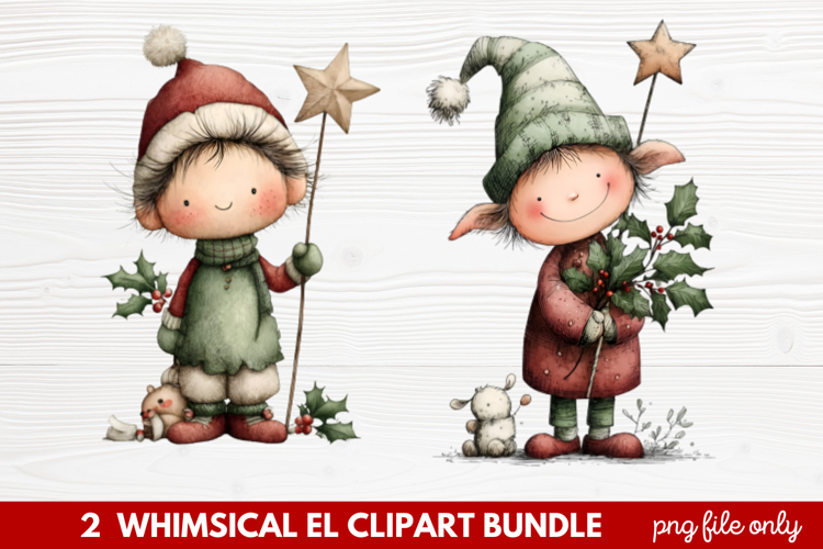 Cute Elf Clipart Image 16