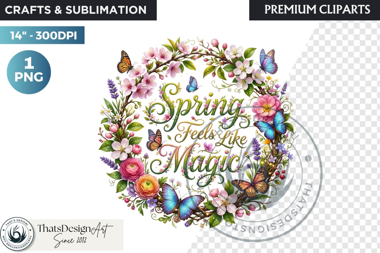 Bloom & Bright Spring Quotes for Sublimation and POD