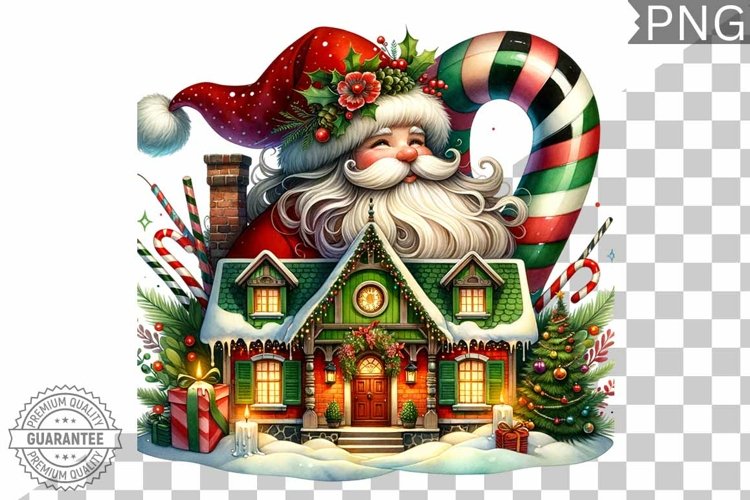Santa Christmas Clipart Image 24