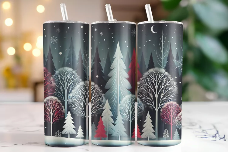 Forest Tumbler Wrap | Sublimation | Tumblers