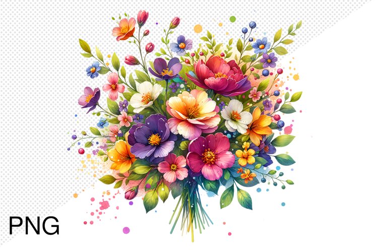 Spring Flowers Clipart Image 17