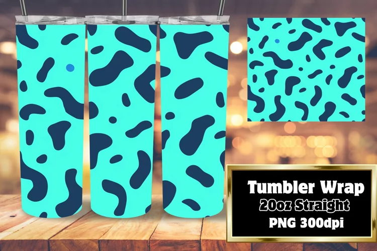 Abstract Neon Wave Tumblers