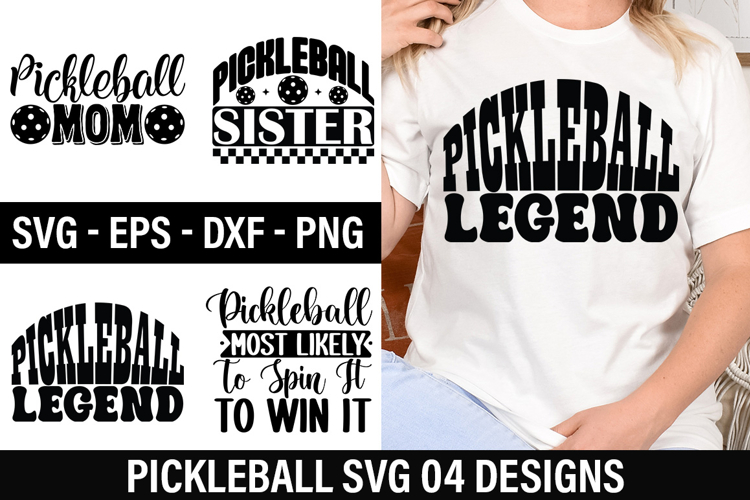 Pickleball SVG Design - Pickleball Most Likely To Spin It To