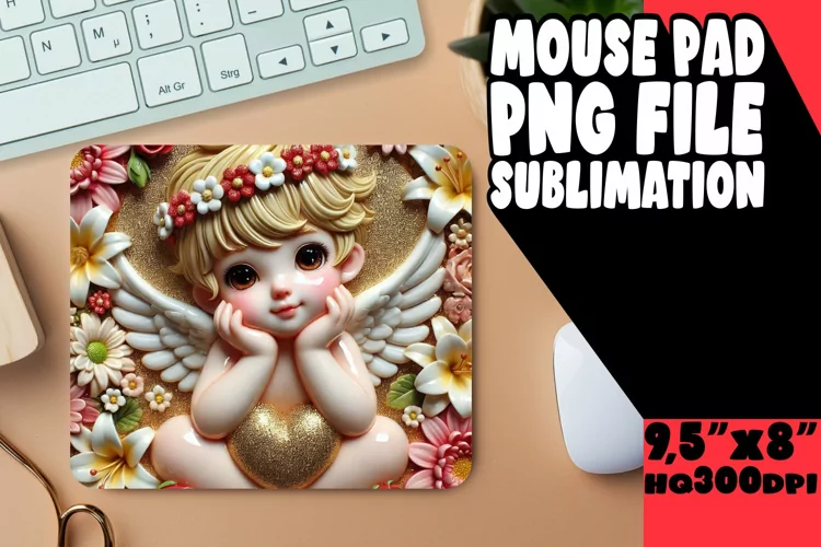 WHIMSICAL MOUSE MAT FUN IDEAS, 3D Cupid