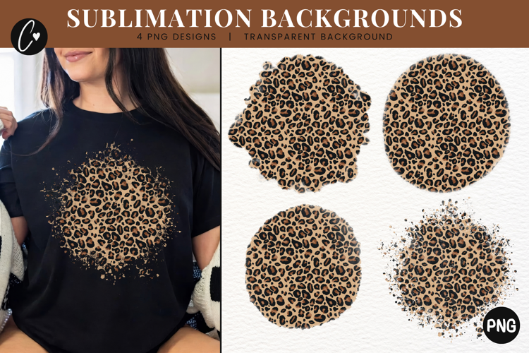 Leopard Print Sublimation Background