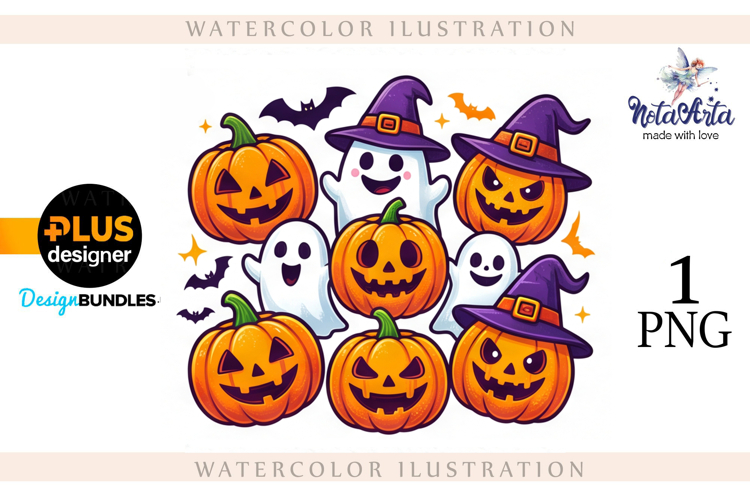 Colorful Emoji Halloween Collection