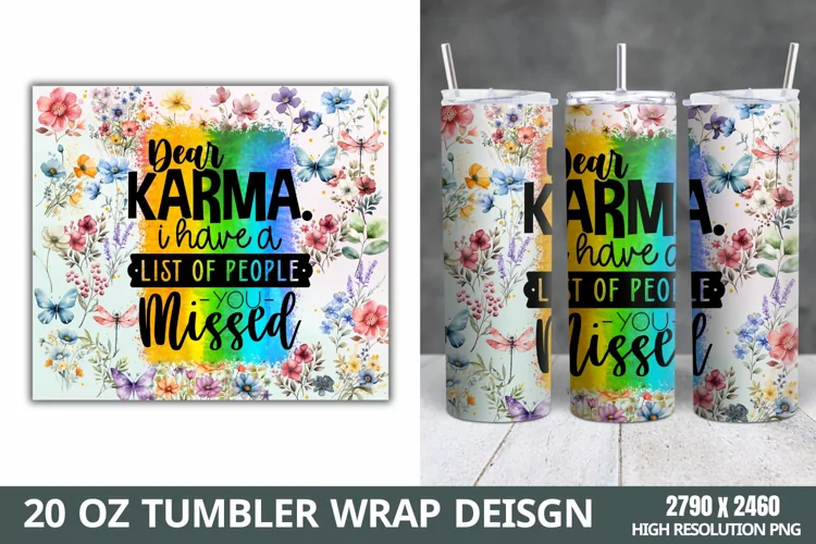 Funny Quotes 20oz Skinny Tumbler Sublimation,