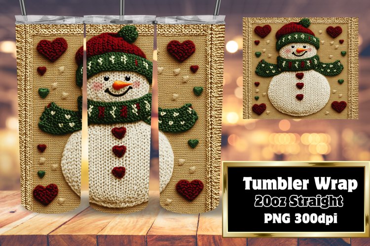 Christmas Tumbler Wrap