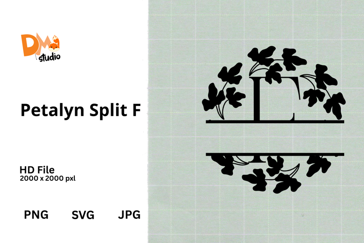 Floral Monogram Letter Svg Image 22