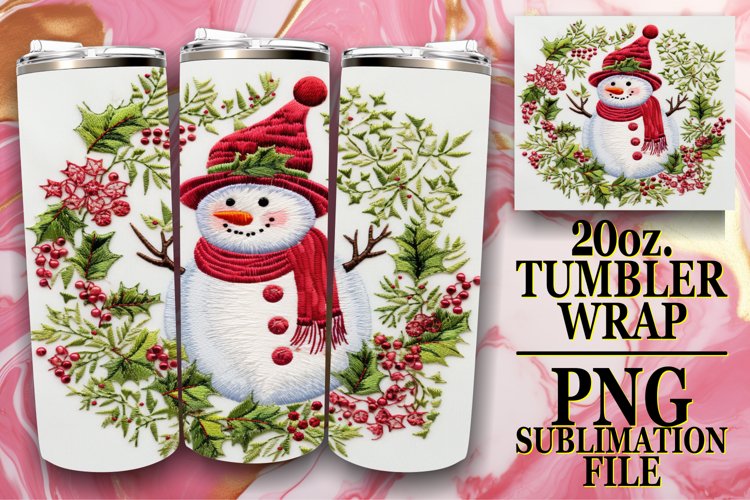 Christmas Tumbler Wrap Image 3