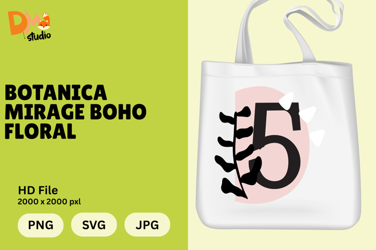Botanica Mirage Boho Floral Monogram