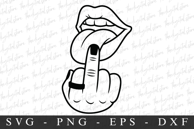 Middle Finger Svg Image 10