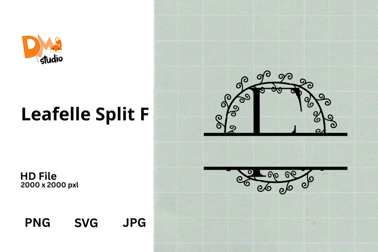 Floral Monogram Letter Svg Image 10