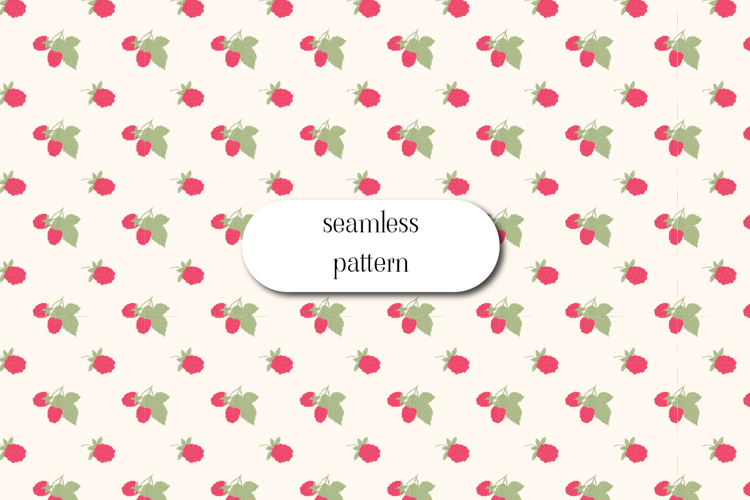 Blueberry Seamless Pattern | Summer Berry Digital Paper