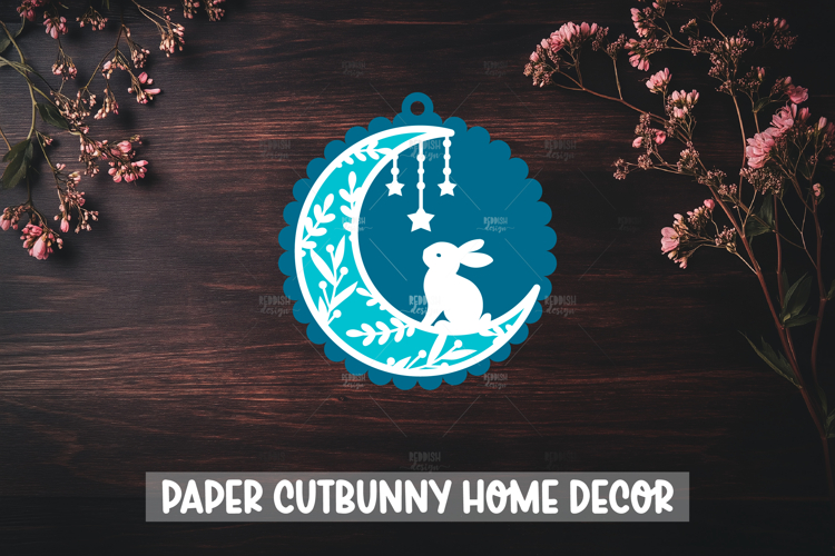 Floral Bunny Svg Image 6