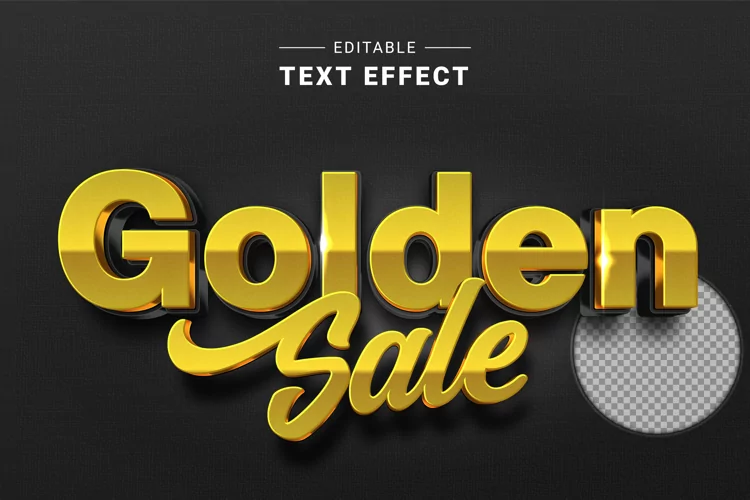 Editable Text Effect for Illustrator. Vector Graphic styles