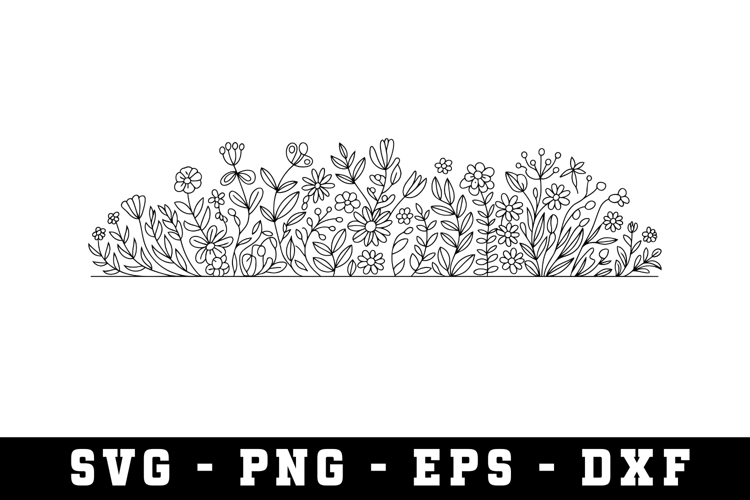 Wildflowers Svg Image 22