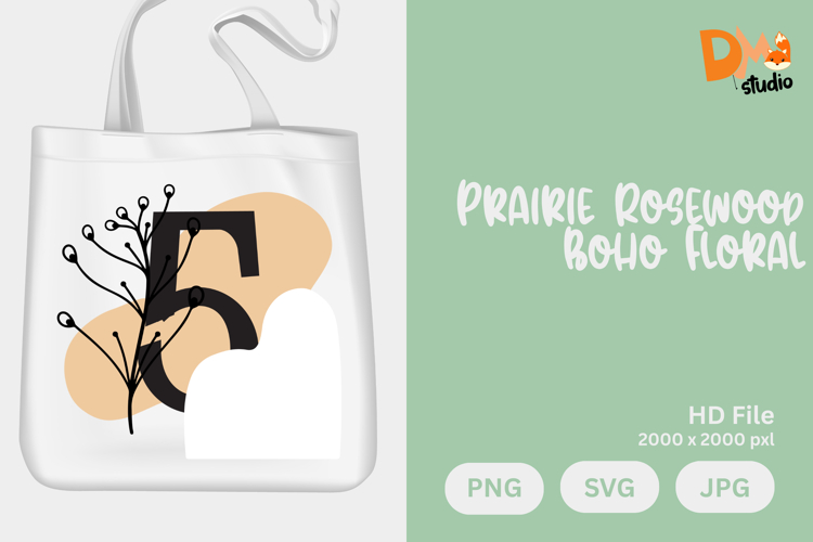 Floral Monogram Letter Svg