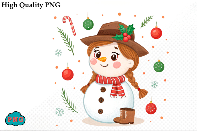 Christmas Cactus and Cow Boy Boots PNG