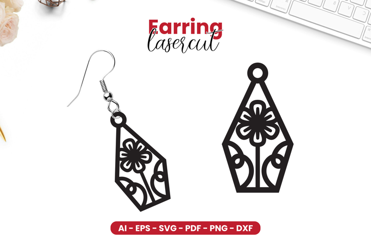 Earring LaserCut - Lasercut File