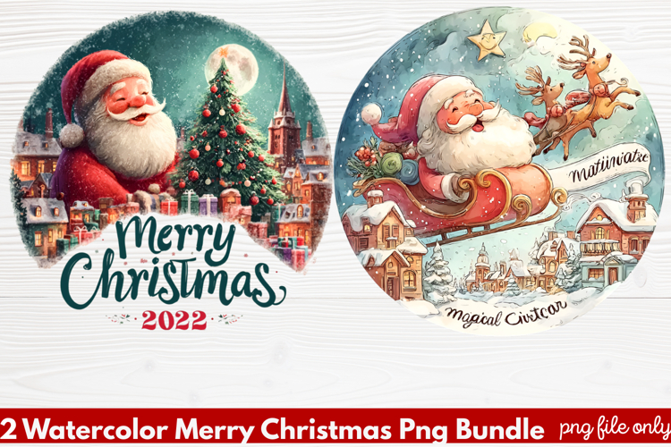 Christmas Watercolor Clipart Image 8