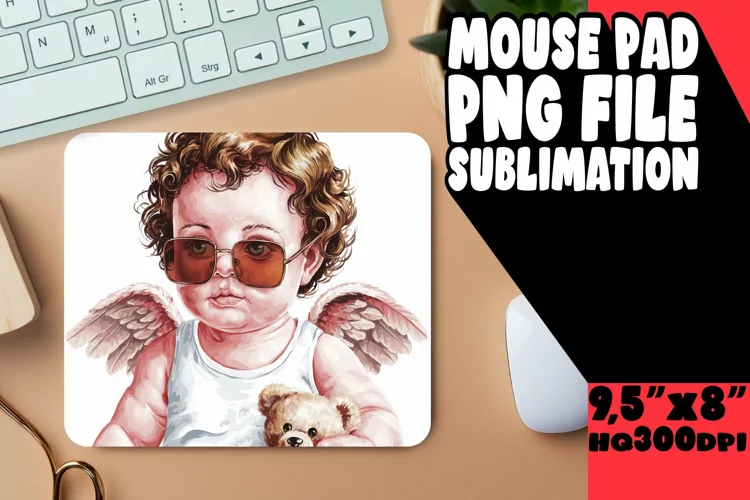 LUMINOUS mouse PAD Creative Design, Cupid