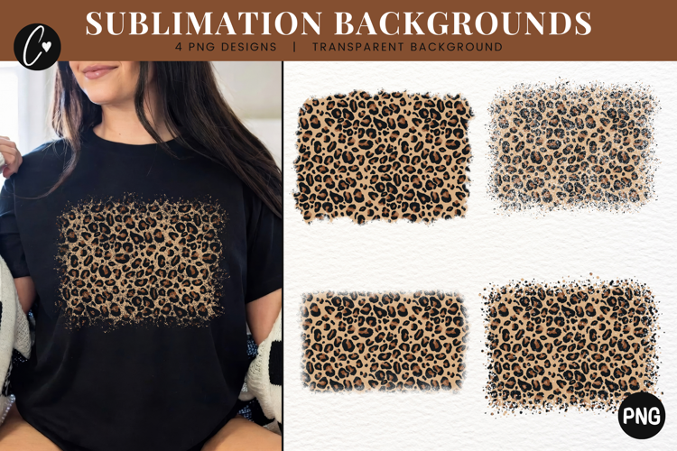 Leopard Print Sublimation Background