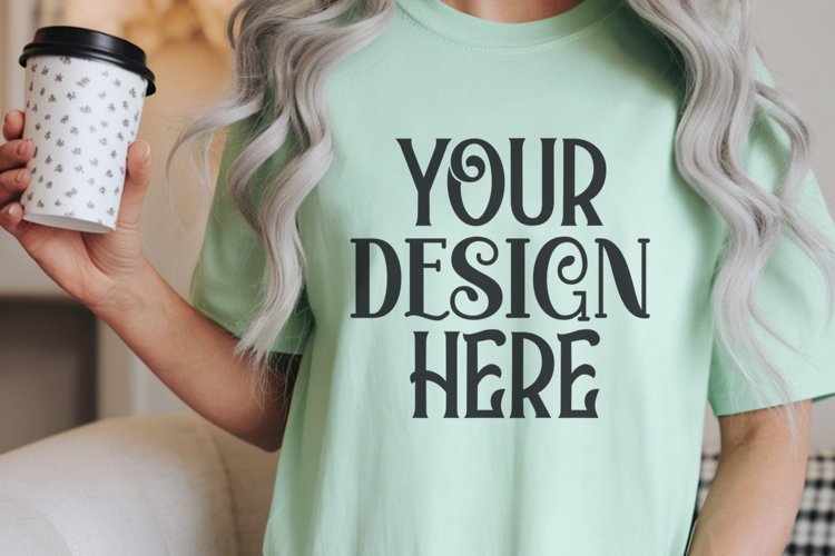 Bay Comfort Colors 1717 Christmas Mockup, CC 1717