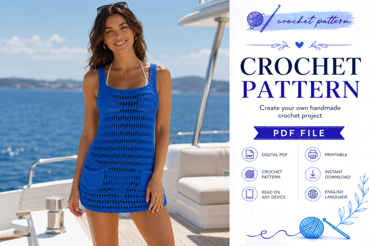 Crochet Beach Tunic Pattern PDF