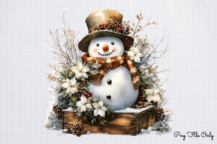 Snowman Clipart Image 14
