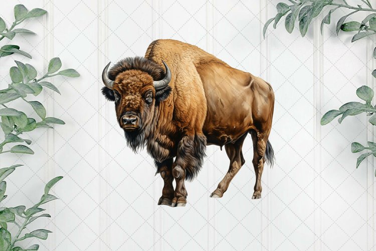 Bison Clipart Image 21