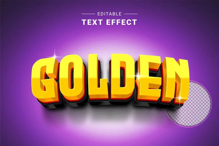 Editable Text Effect for Illustrator. Vector Graphic styles