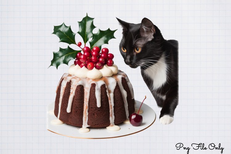 Christmas Cats Clipart PNG