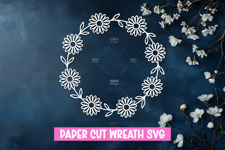 Floral Wreath Svg Image 12