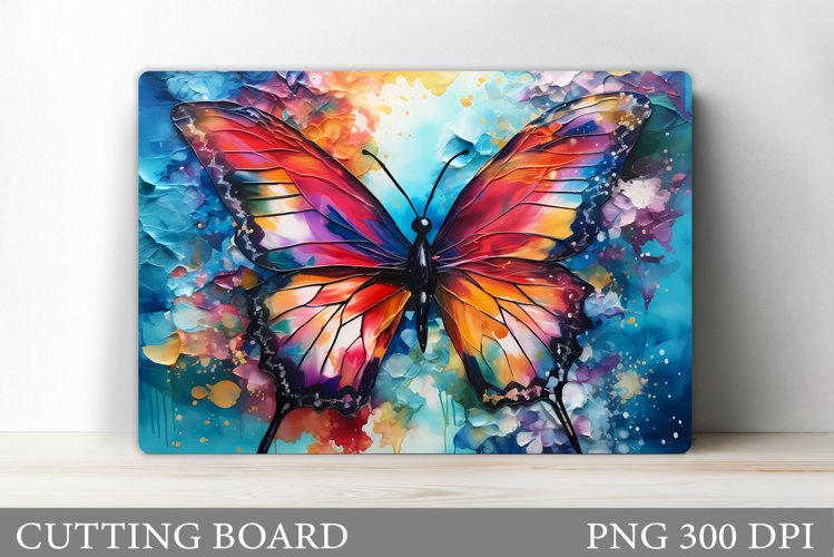 Butterfly Cutting Board Design. Butterfly Sublimation