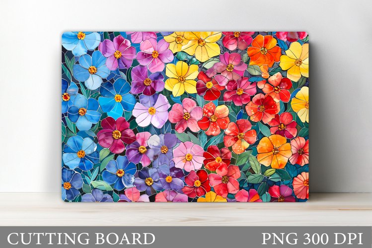 Flowers Cutting Board. Flowers Kitchen Cutting Board Design example image 1