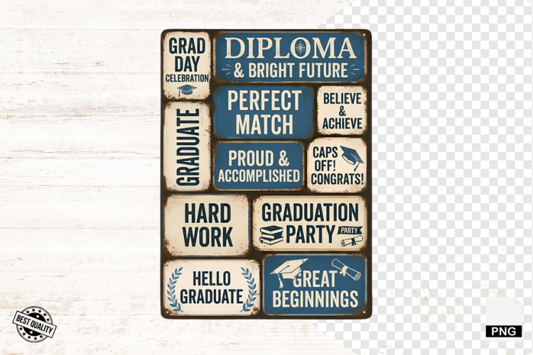 Graduation Signs PNG - Graduation Clipart
